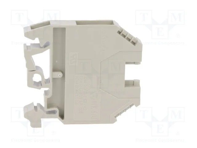 WIELAND Conector de carril 41A 1kV gris