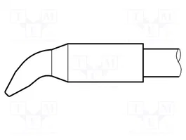 JBC TOOLS Pico destornillador acodado 2,2x1mm