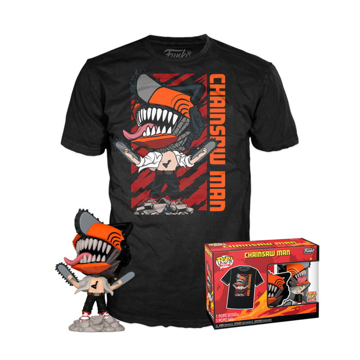 FUNKO Set figura POP & Tee Leaping Chainsaw Man
