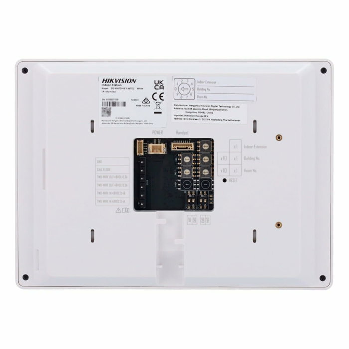 Hikvision Monitor de videoportero interior de 7 pulgadas con pantalla táctil y Wi-Fi, Blanco Hikvision Monitor de videoportero interior de 7 pulgadas con pantalla táctil y Wi-Fi, Blanco