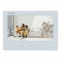 Hikvision Monitor de videoportero interior de 7 pulgadas con pantalla táctil y Wi-Fi, Blanco