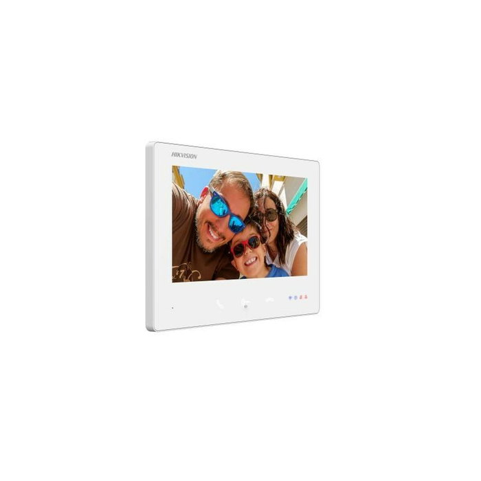 Hikvision Monitor de videoportero interior de 7 pulgadas con pantalla táctil y Wi-Fi, Blanco Hikvision Monitor de videoportero interior de 7 pulgadas con pantalla táctil y Wi-Fi, Blanco