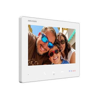 Hikvision Monitor de videoportero interior de 7 pulgadas con pantalla táctil y Wi-Fi, Blanco Hikvision Monitor de videoportero interior de 7 pulgadas con pantalla táctil y Wi-Fi, Blanco