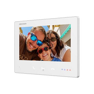 Hikvision Monitor de videoportero interior de 7 pulgadas con pantalla táctil y Wi-Fi, Blanco Hikvision Monitor de videoportero interior de 7 pulgadas con pantalla táctil y Wi-Fi, Blanco