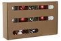 DKD Home Decor Bola Decoracion Navidad Tradicional Rojo Plateado Blanco Set de 30 43 x 26 x 8.5 cm