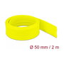 DeLOCK Funda trenzada estirable 2 m x 50 mm Amarillo