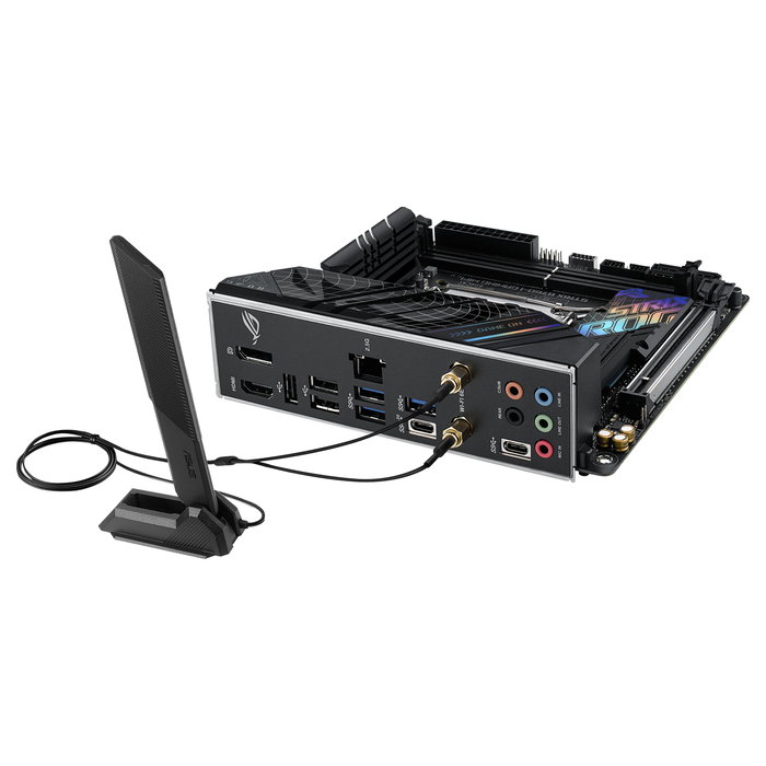 ASUS ROG STRIX B760-I GAMING WiFi, Placa Base Mini ITX LGA 1700, Intel B760, DDR5 hasta 7600 MHz, 2.5Gb LAN, WiFi 6E, Bluetooth 5.3, USB 3.2 Gen2 Tipo C