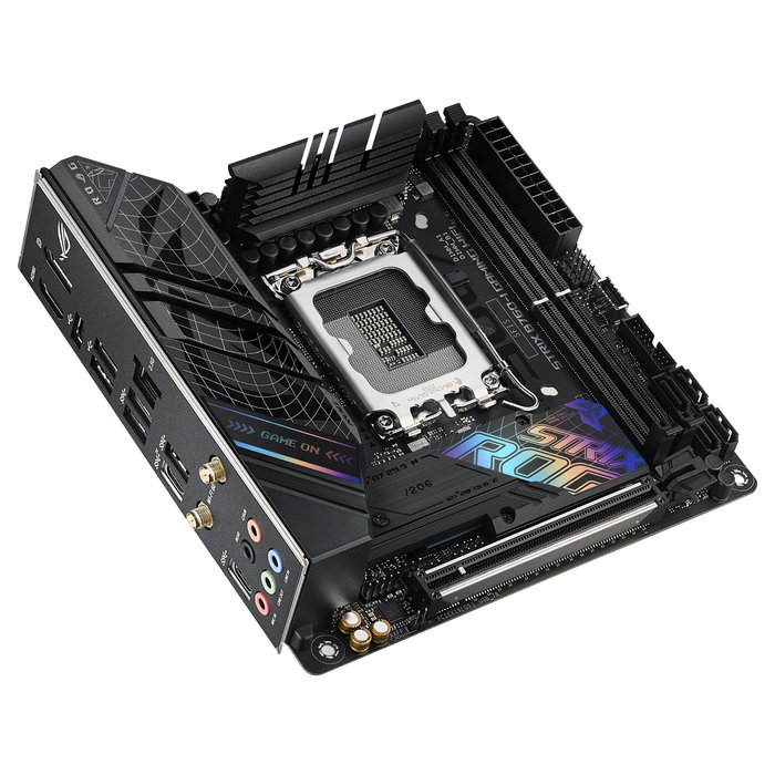 ASUS ROG STRIX B760-I GAMING WiFi, Placa Base Mini ITX LGA 1700, Intel B760, DDR5 hasta 7600 MHz, 2.5Gb LAN, WiFi 6E, Bluetooth 5.3, USB 3.2 Gen2 Tipo C