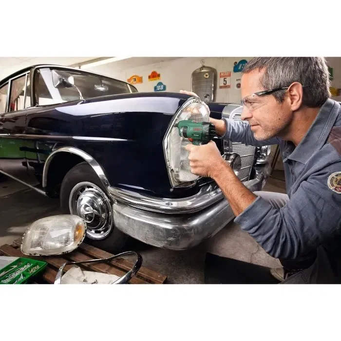 Bosch PSR Select Destornillador Inalámbrico 3,6 V 1,5 Ah con Carga Micro USB, Cilindro Giratorio con 12 Puntas