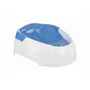 TRIXIE Fuente para beber Duo Stream - Plástico - 1L - 20 × 12 × 23 cm - Blanco y azul