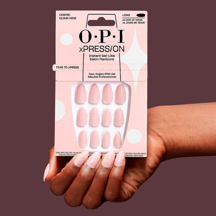 OPI xPRESS/ON - What's Your Mannitude - Uñas Artificiales Cosmic Cloud 9 - 30 Uñas