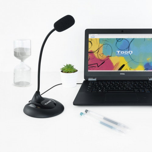 Tooq TQMM-213 Micrófono Flexible Negro Tooq TQMM-213 Micrófono Flexible Negro