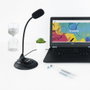 Tooq TQMM-213 Micrófono Flexible Negro