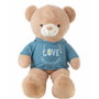 Creaciones Llopis Peluche Oso Marrón con camiseta Mifi Love 55 cm