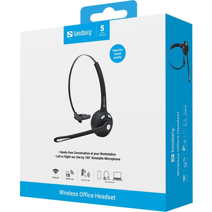 Sandberg Wireless Office Headset Bluetooth