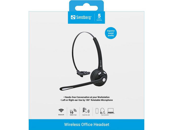 Sandberg Wireless Office Headset Bluetooth
