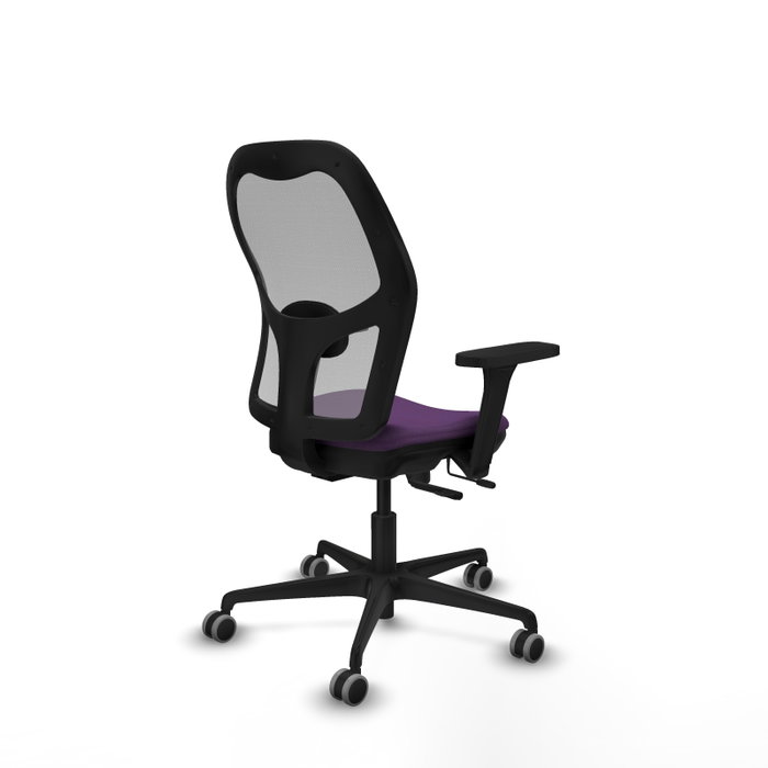 PIQUERAS Y CRESPO Silla de oficina Jorquera con mecanismo Sincro/Traslack, morado y gris PIQUERAS Y CRESPO Silla de oficina Jorquera con mecanismo Sincro/Traslack, morado y gris