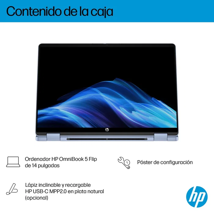 HP OmniBook 5 Flip 14-FP0044NS Celeste