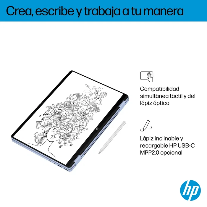 HP OmniBook 5 Flip 14-FP0044NS Celeste