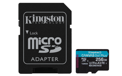 Kingston Canvas Go! Plus 256 GB MicroSDXC Kingston Canvas Go! Plus 256 GB MicroSDXC