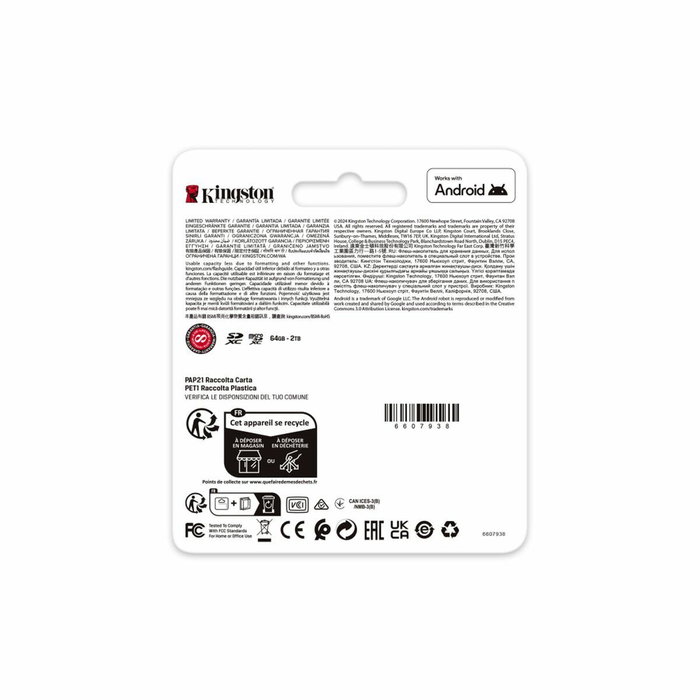 Kingston Canvas Go! Plus 256 GB MicroSDXC Kingston Canvas Go! Plus 256 GB MicroSDXC