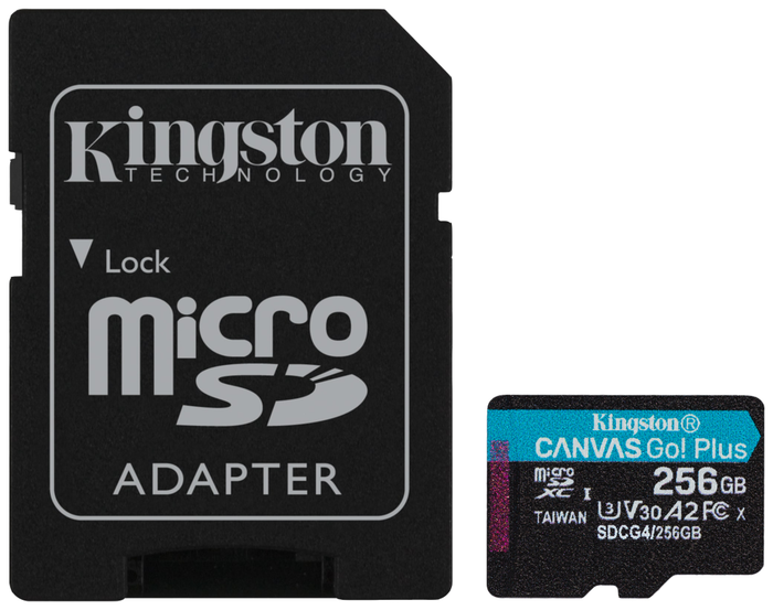 Kingston Canvas Go! Plus 256 GB MicroSDXC Kingston Canvas Go! Plus 256 GB MicroSDXC