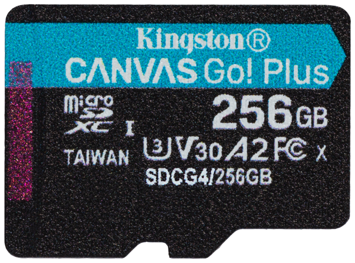 Kingston Canvas Go! Plus 256 GB MicroSDXC Kingston Canvas Go! Plus 256 GB MicroSDXC