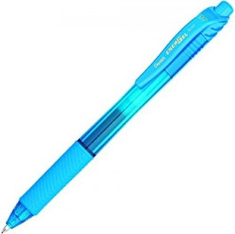 PENTEL Energel X 107 Bolígrafo Retráctil Azul Turquesa 0,7 mm