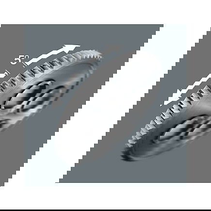 Wera Llave Dinamométrica de Clic Safe-Torque A 1 Set 1 1/4" 05075830001, Rango 2-12 Nm, Incluye 8 Puntas