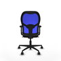 PIQUERAS Y CRESPO Silla de oficina Jorquera Gris y Azul