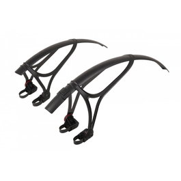 Zefal Juego de Guardabarros Shield R35 Negro Delantero y Trasero Talla 28