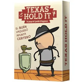 Asmodee Texas Hold It Juego de Mesa de Cartas, de Faroles y Mentiras, para 2 a 6 Jugadores, Partidas de 10-15 Minutos, Recomendado para Adolescentes de 14 Años o Más