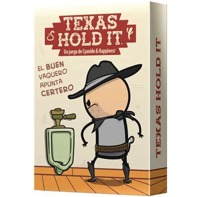 Asmodee Texas Hold It Juego de Mesa de Cartas, de Faroles y Mentiras, para 2 a 6 Jugadores, Partidas de 10-15 Minutos, Recomendado para Adolescentes de 14 Años o Más