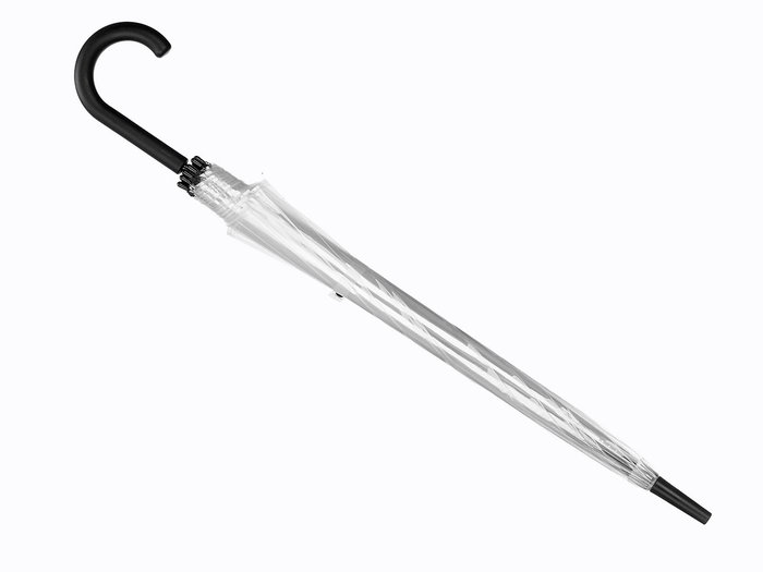 Arte Regal Paraguas Plástico Negro 58 cm Diámetro Varillas Acero Autoapertura Mango Negro (Set de 24)