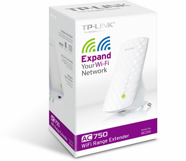 TP-Link RE200 Repetidor de red AC750 Banda Dual Blanco