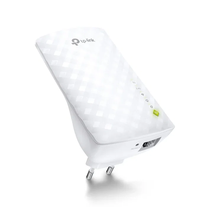 TP-Link RE200 Repetidor WiFi Amplificador de Señal AC750, Doble Banda (2.4 GHz y 5 GHz), Blanco, 433 Mbps, 3 Antenas Internas, Puerto Ethernet