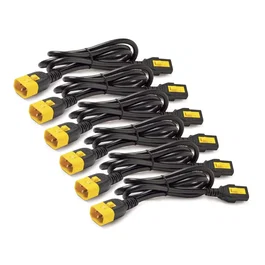 APC Kit de 6 cables de alimentación Locking C13 a C14 de 1.8m Azul
