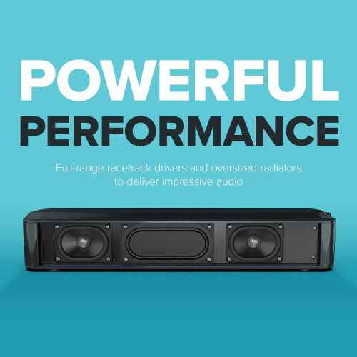 Creative Labs 51MF8410AA000 Altavoz Portatil Bluetooth Multimedia Under Monitor Soundbar 48W Negro