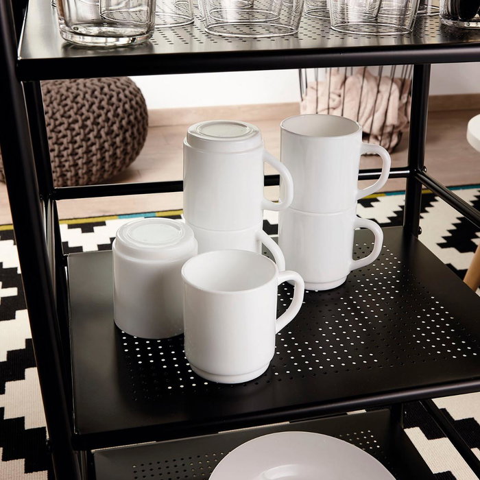 Luminarc Taza Zelie Lum de Vidrio Blanco 29 cl Luminarc Taza Zelie Lum de Vidrio Blanco 29 cl