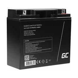 Green Cell AGM54 Batería Recargable 12V 22Ah AGM Sin Mantenimiento Color Negro