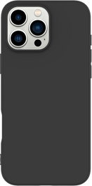 eSTUFF Funda INFINITE VIENNA para iPhone 16 Pro - TPU 100% Reciclado Postconsumo - Protección Anticaídas - Color Negro