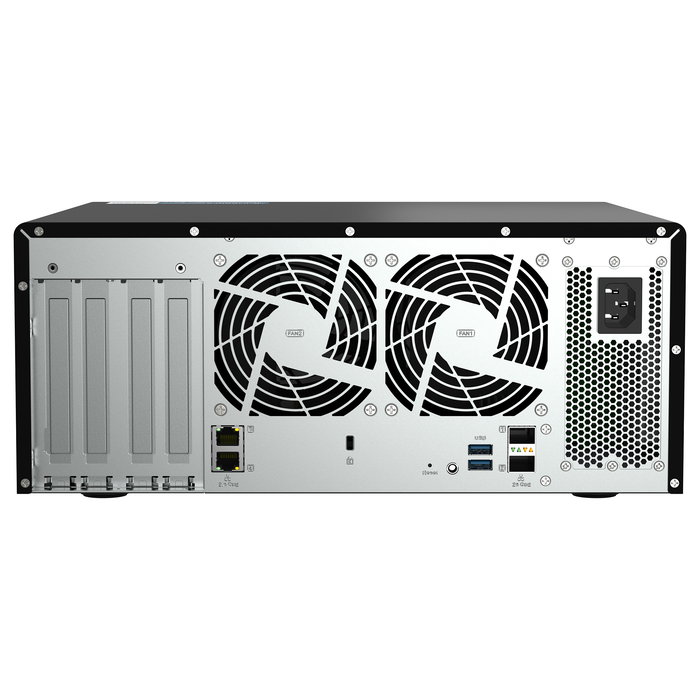 QNAP TS-h1290FX-7302P-128G 12 Bay All-Flash NAS Torre, AMD EPYC 7302P 16-Core, 128GB DDR4 RAM, U.2 NVMe PCIe Gen4, QuTS hero