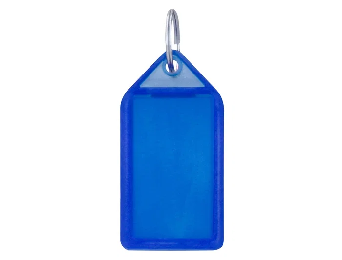 Q-connect Llavero Portaetiquetas Premium Color Azul Caja de 40 Unidades