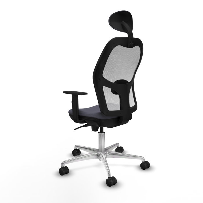 PIQUERAS Y CRESPO Silla de oficina Jorquera Gris y Blanca