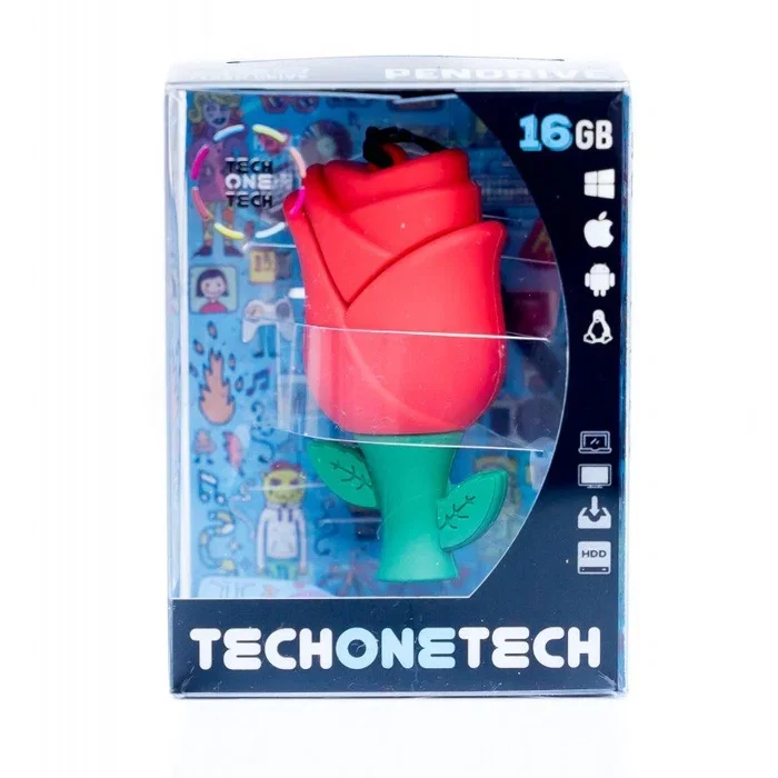 Tech One Tech Pendrive 32 GB Rosa One Roja USB 2.0