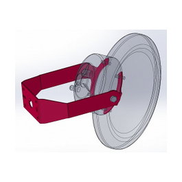 Synergy21 Synergy 21 LED Spot Pendelleuchte UFO size S con soporte de pared y soporte largo