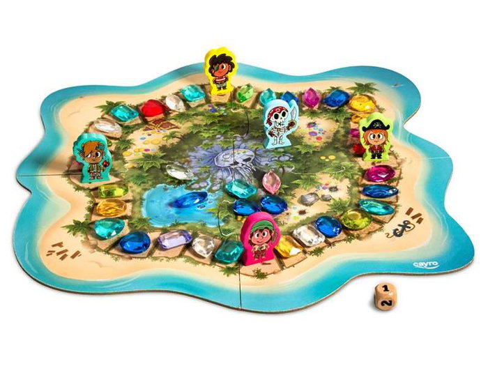 Cayro Pesky Island (FSC Mix Paper) Juego de Mesa para Niños a Partir de 3 Años