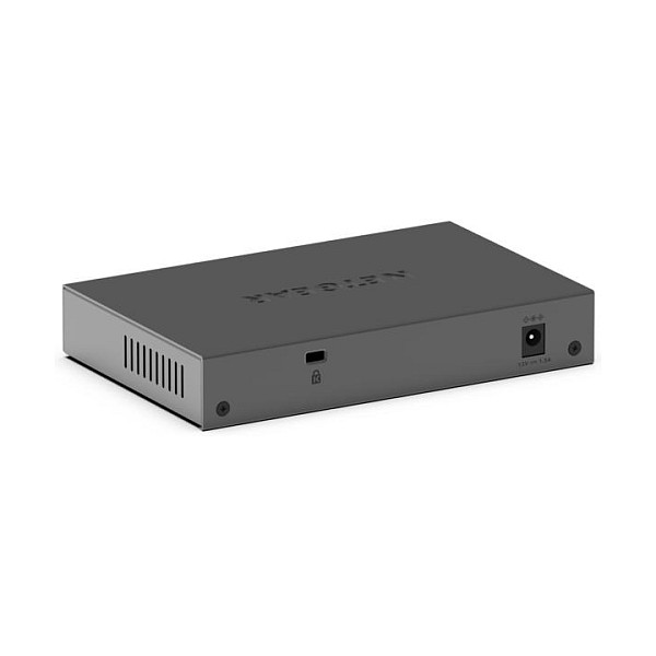 NETGEAR GS108E-400EUS Switch 8 Puertos Gigabit Ethernet No Administrado Plus (GS108Ev4), L2/L3, 16 Gbit/s, VLAN, Gris