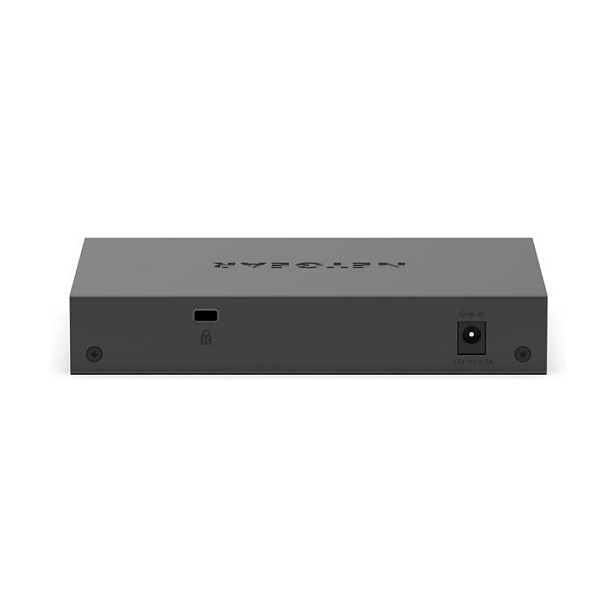 NETGEAR GS108E-400EUS Switch 8 Puertos Gigabit Ethernet No Administrado Plus (GS108Ev4), L2/L3, 16 Gbit/s, VLAN, Gris