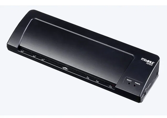 Dahle Plastificadora A3 con dos rodillos de silicona, Negro
